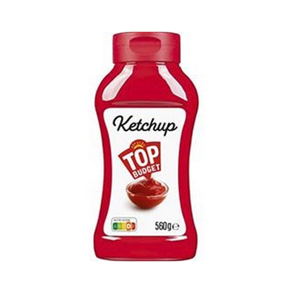 TOP BUDGET KETCHUP 12X560G