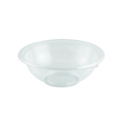 CRYSTAL CLASSICS 7&quot; 24OZ CLEAR ROUND SALAD BOWL 150CT