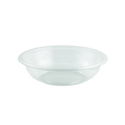 CRYSTAL CLASSICS 8.5&quot; 32OZ CLEAR ROUND SALAD BOWL 150CT