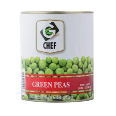 GLOBAL CHEF GREEN SWEET PEAS 6X10#