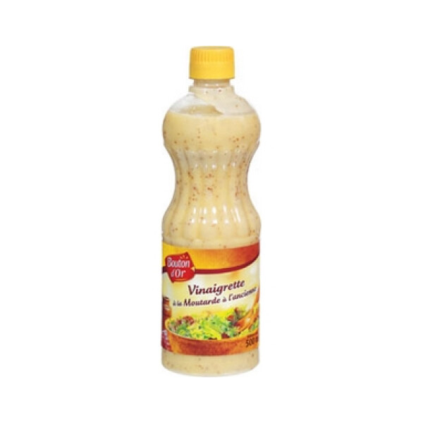 BOUTON D&#39;OR VINAIGRETTE MOUTARD ANCIENNE 12X500ML (24333)