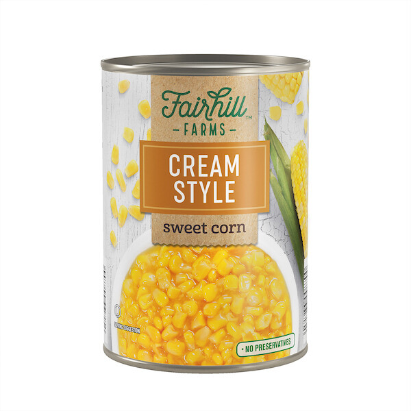 FAIR HILL FARMS CREAM STYLE CORN 24X14.75OZ