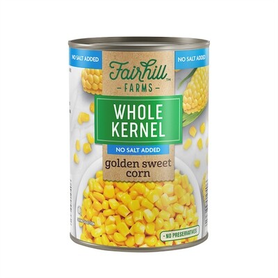 FAIR HILL FARMS SUPER SWEET WHOLE KERNEL CORN 24X15.25OZ