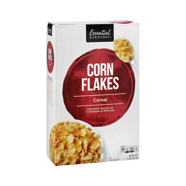 D-ESSENTIAL-DAY CORN FLAKES 10X18OZ
