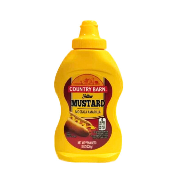 COUNTRY BARN MUSTARD 12X8OZ