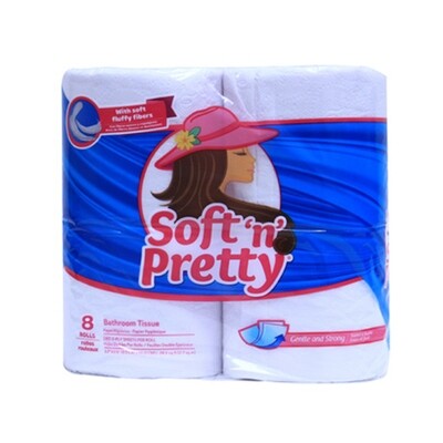 SOFT N PRETTY 280 SHEET 2PLY 6X8CT