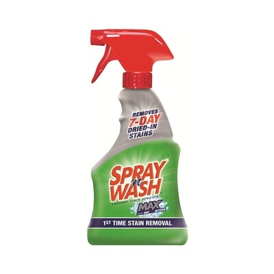 D-SPRAY &#39;N WASH MAX W/ OXI ACTION LAUNDRY STAIN EMOVER 12X16OZ