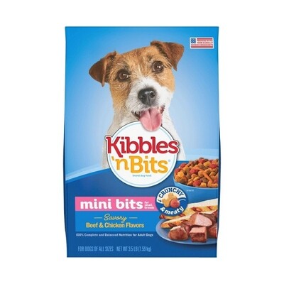 KIBBLES &#39;N BITS MINI BITS 4X3.5#