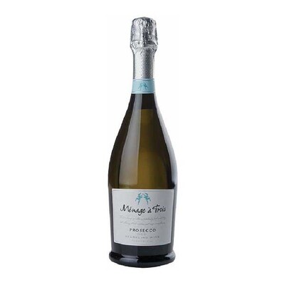 MENAGE-A-TROIS PROSECCO WHITE WINE 12X750ML