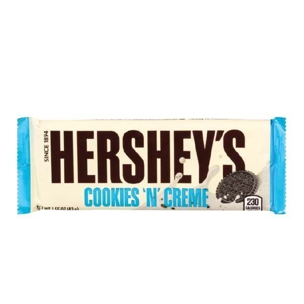 HERS. COOKIES N CREAM BAR KING SIZE 18X2.6OZ