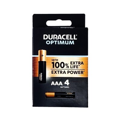 DURACELL 1.5V AAA-4 OPTIMUM BATTERY 8X4CT