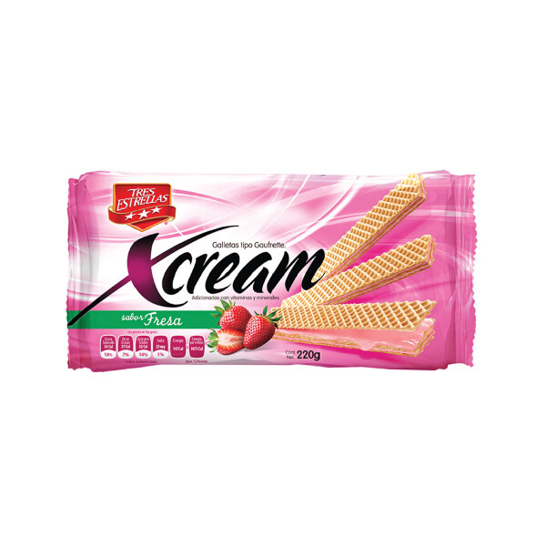 LA MODERNA XCREAM COOKIES STRAWBERRY 12X220G