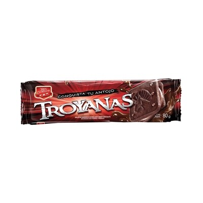 TRES-ESTRELLAS TROYANAS CHOCOLATE BISCUITS 16X80G