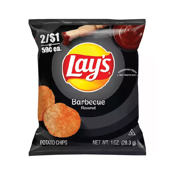LAY'S POTATO CHIPS BBQ 45X1OZ