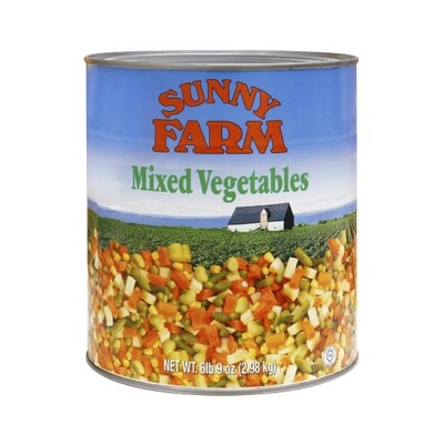 SUNNY FARM MIXED VEGETABLES 6X6.57#