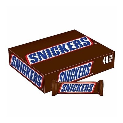 SNICKERS CHOCOLATE BARS BOX 48X1.86OZ