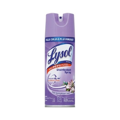 LYSOL DISINFECT SPRAY EARLY MORNING BREEZE SCENT 12X12.5OZ