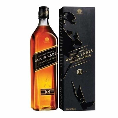 JOHNNIE WALKER BLACK LABEL 12X1L