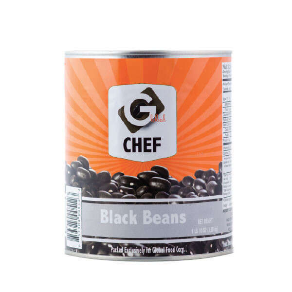 GLOBAL CHEF BLACK BEANS 6X6#