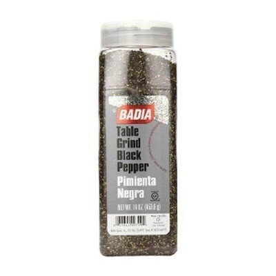BADIA PEPPER GROUND BLACK 6X16OZ
