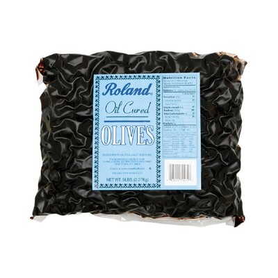 ROLAND OIL CURED BLACK OLIVES 2X5#