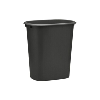 UNITED SOLUTION 40QT WASTEBASKET BLACK 6X1