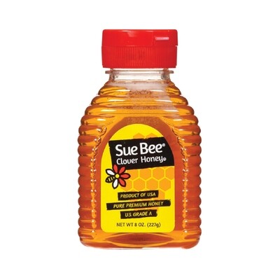 SUE BEE HONEY CLOVER 12X8OZ
