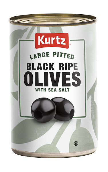 KURTZ LARGE PITTED OLIVES 12X6OZ