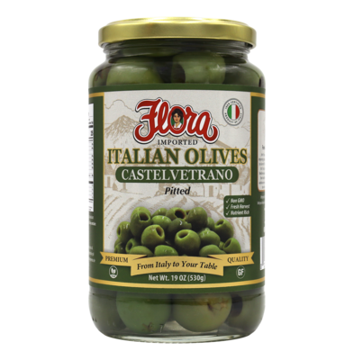 FLORA OLIVE CASTELVETRANO  6X19OZ