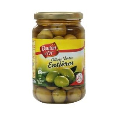 BOUTON D&#39;OR OLIVES VERTES ENTIERES 12X200G
