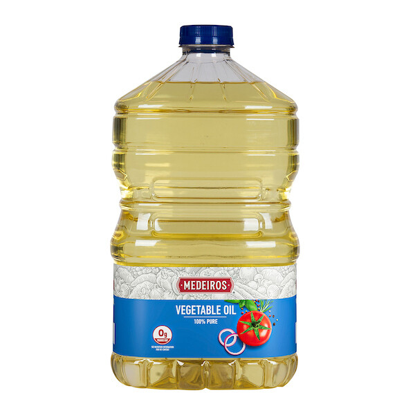 MEDEIROS 100% PURE VEGETABLE OIL 4X128OZ