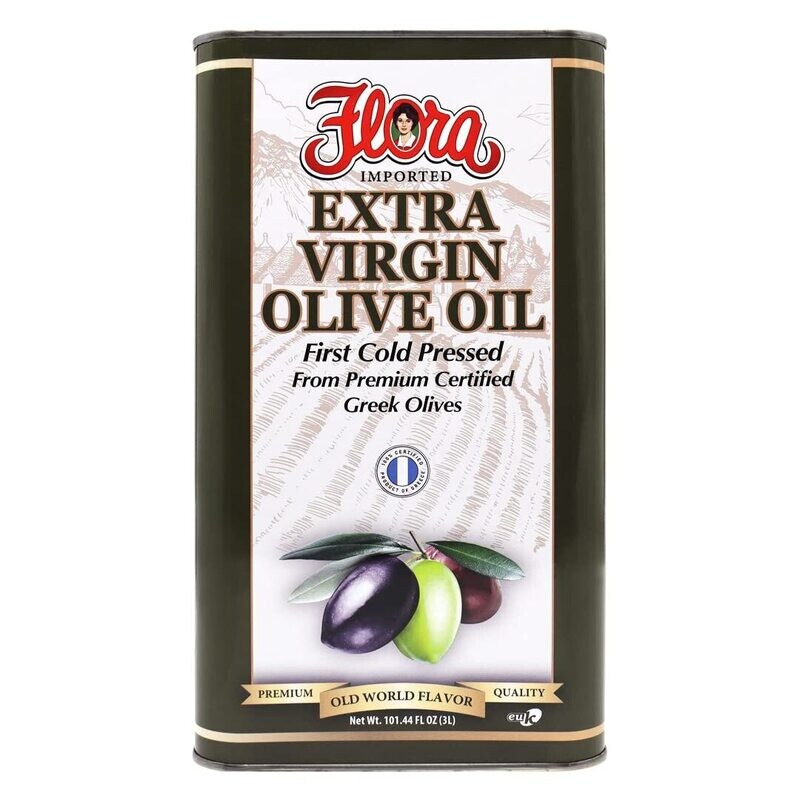 FLORA EXTRA VIRGIN OLIVE OIL 4X3L