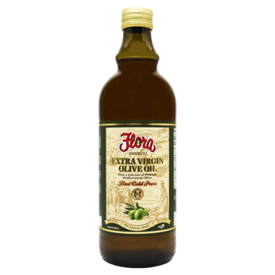 FLORA MEDITERRANEANE EXTRA VIRGIN OLIVE OIL 6X1L