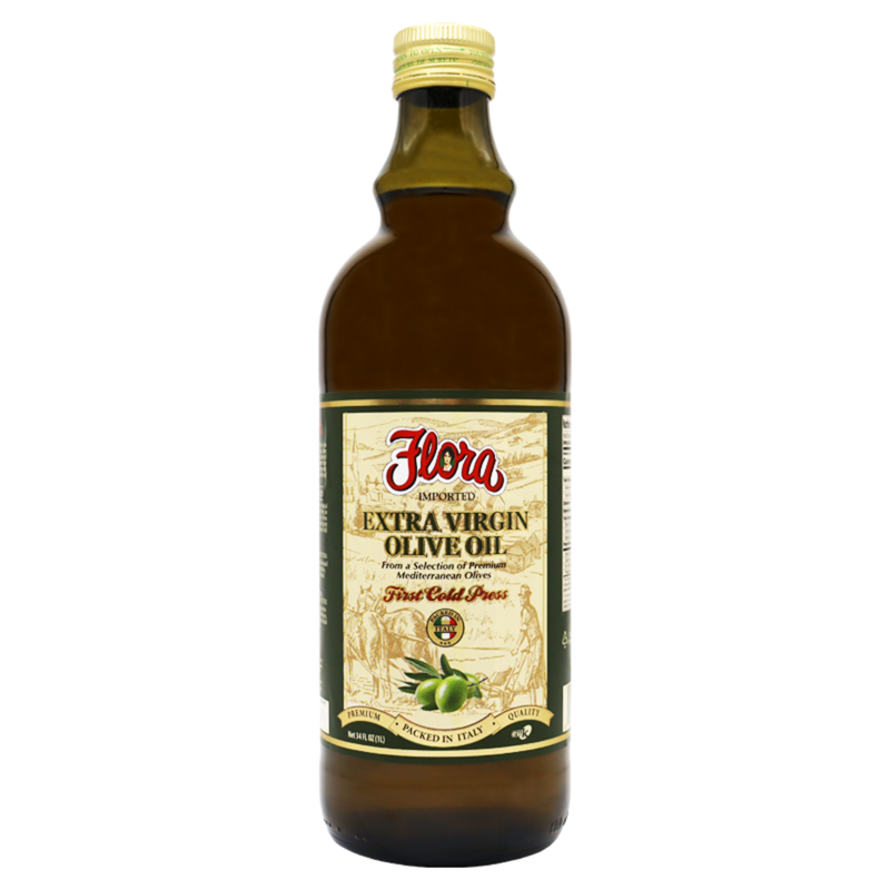 FLORA MEDITERRANEANE EXTRA VIRGIN OLIVE OIL 6X1L