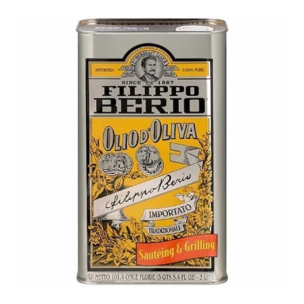 F-BERIO 100% OLIVE OIL 4X3L TIN