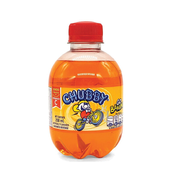 CHUBBY GO BANANAS 24X250ML