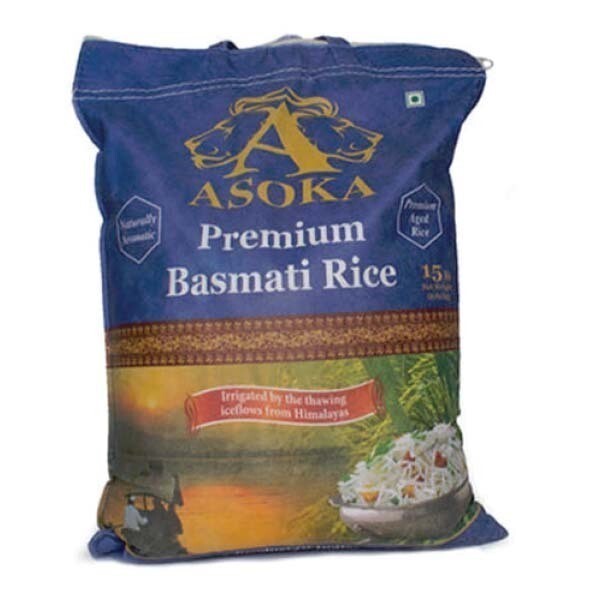 ASHOKA WHITE BASMATI RICE 15#
