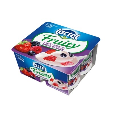 LACTEL FRUITY MIXED BERRIES 12X4X125G