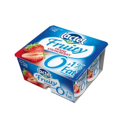 LACTEL FRUITY STRAWBERRY 12X4X125G
