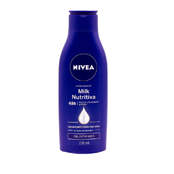 NIVEA NUTRITIVE MILK BODY CREAM 12X220ML