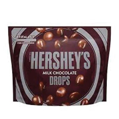 HERS. DROPS MILK CHOCOLATE BAGS 8X7.6OZ