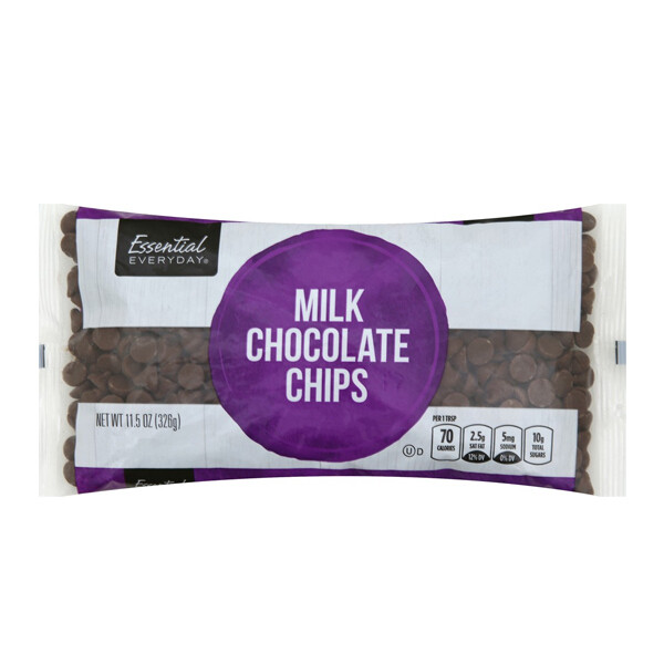 D-ESSENTIAL-DAY MILK CHOC. BAKING CHIPS 12X11.5OZ