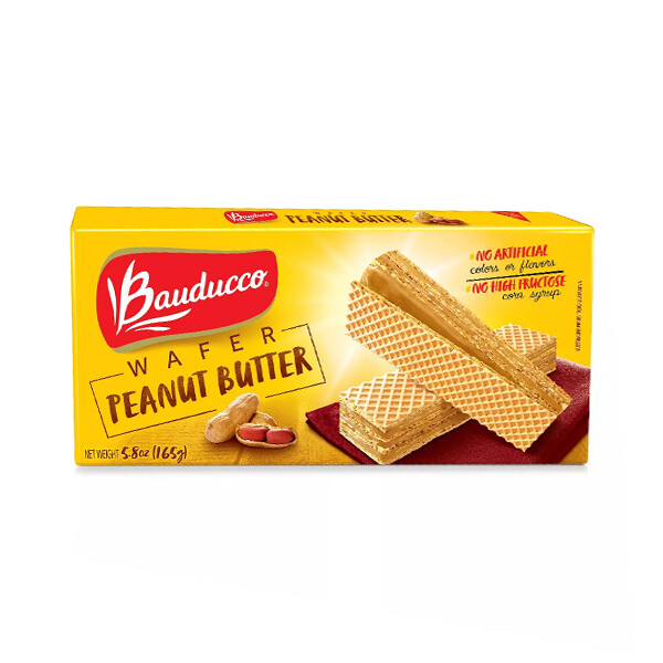 BAUDUCCO WAFER PEANUT BUTTER 18X142G