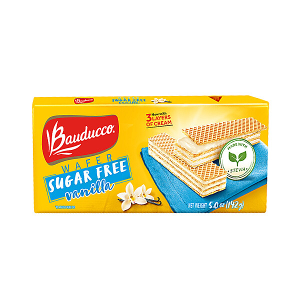 BAUDUCCO SUGAR FREE VANILLA WAFER 18X142G