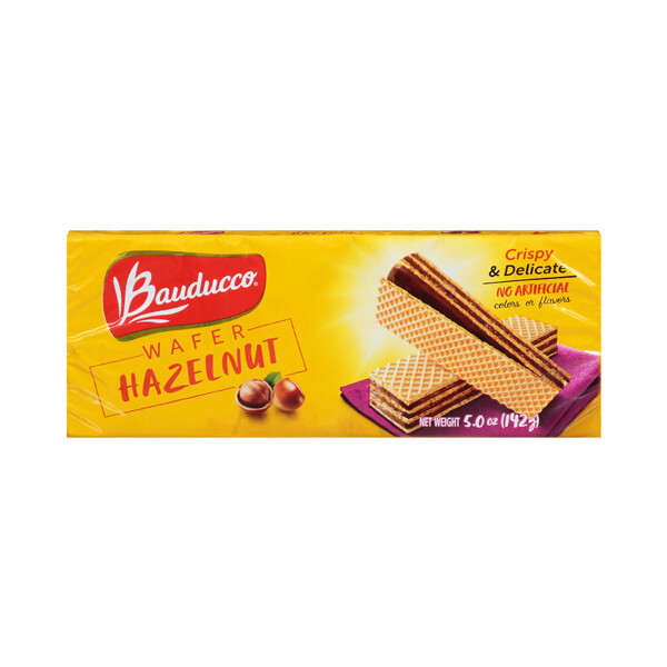 BAUDUCCO WAFER HAZELNUT 18X142G