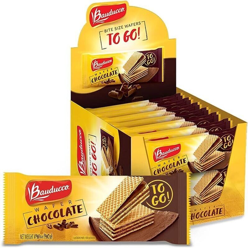 BAUDUCCO WAFER CHOCOLATE 12X12X40G