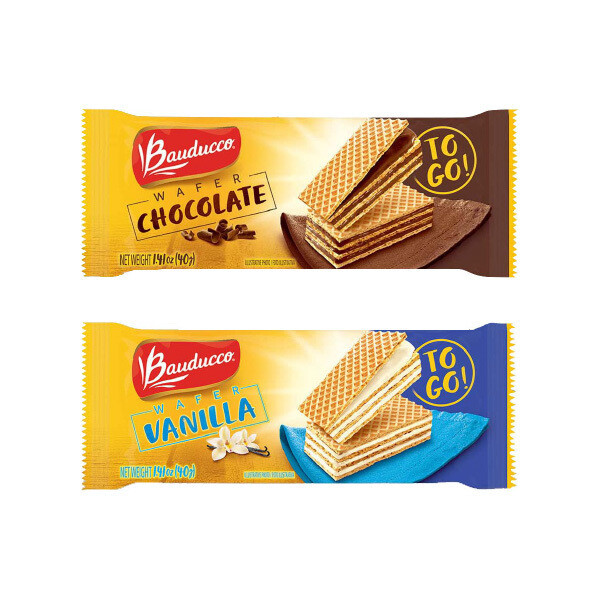 BAUDUCCO WAFER SERVE TUB CHOCOLATE &amp; VANILLA 6X794G