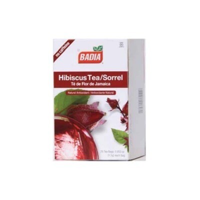 BADIA HIBISCUS TEA/SORREL BAGS 10X25CT