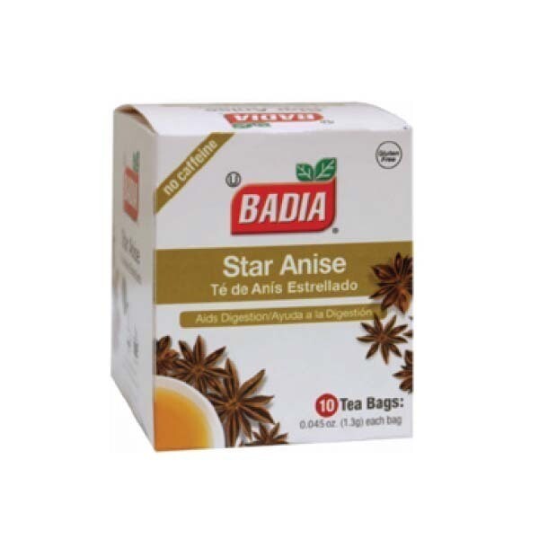BADIA STAR ANISE TEA BAGS 20X10CT
