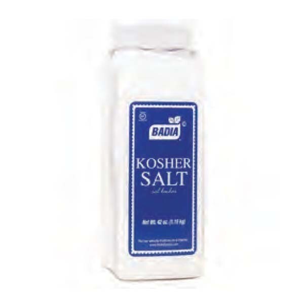 BADIA KOSHER SALT 4X42OZ